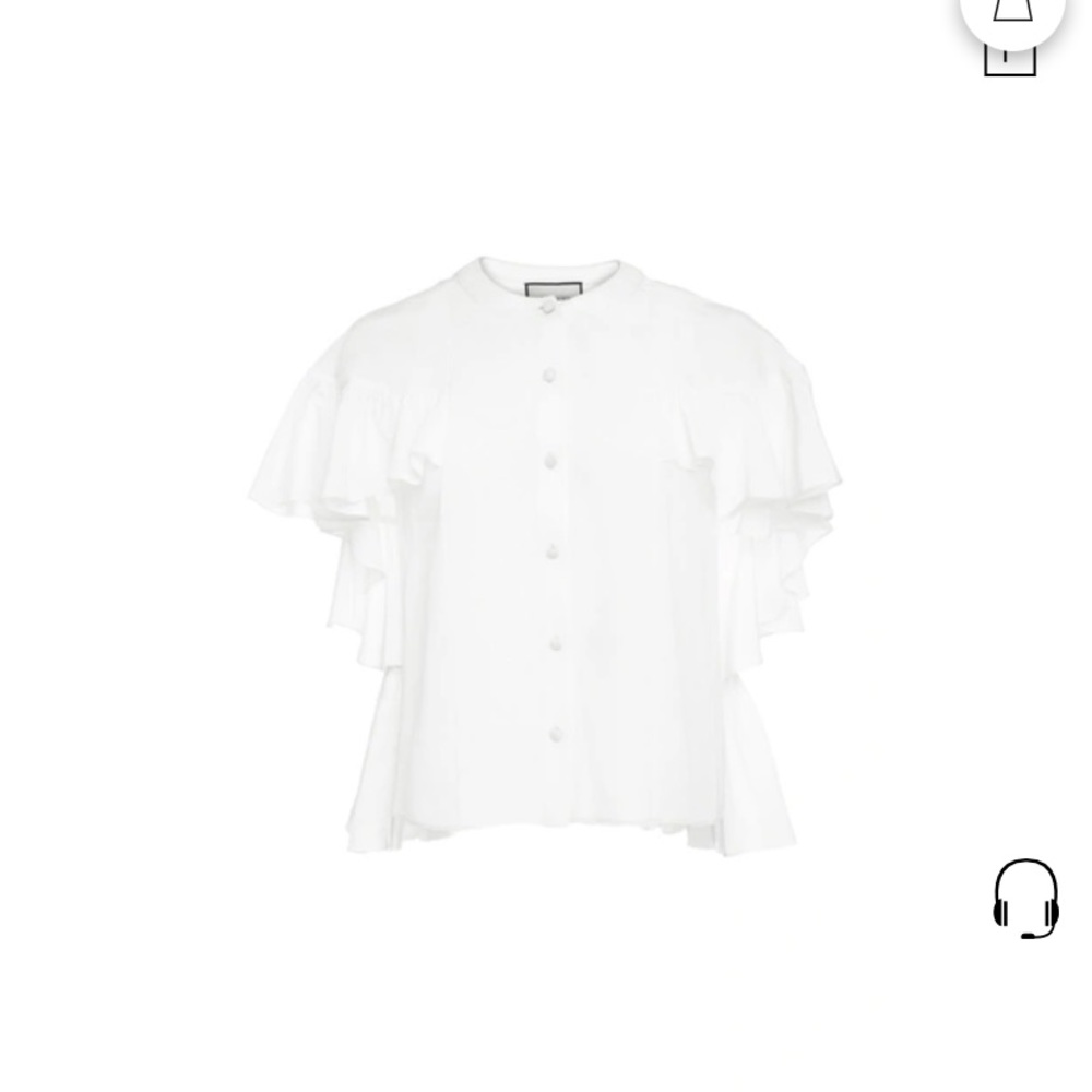never been worn alexis white cape blouse